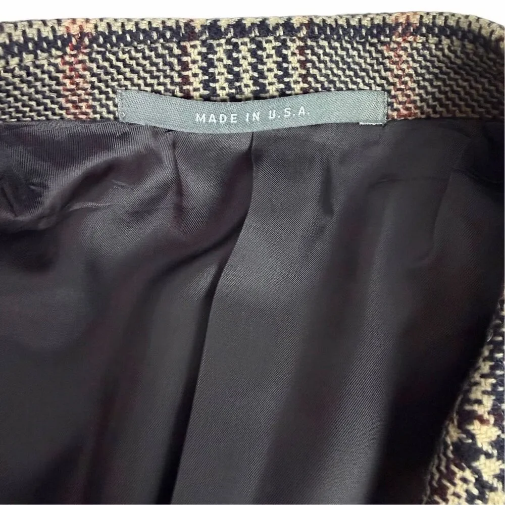 Hickey Freeman Pure Cashmere Madison Sports Coat 42 Long